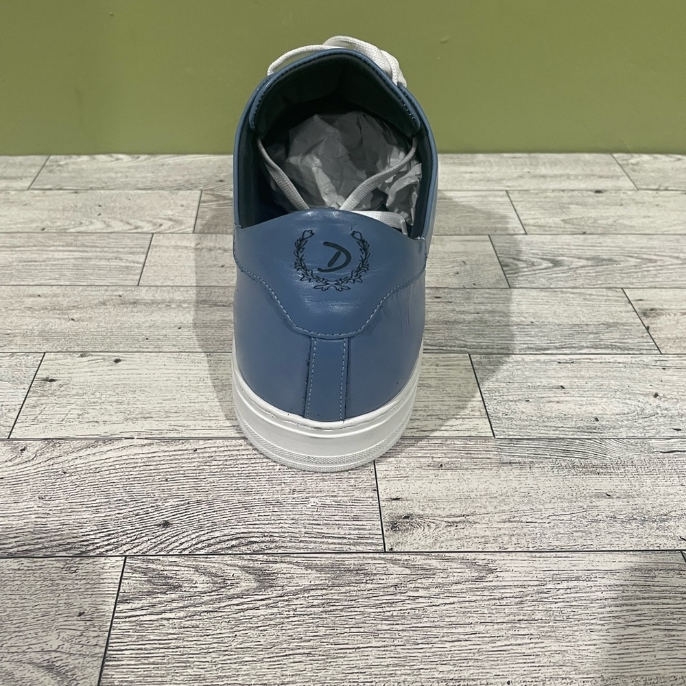 Duca Men's Blue Sneakers Casual leather calf - Picture 4 of 5